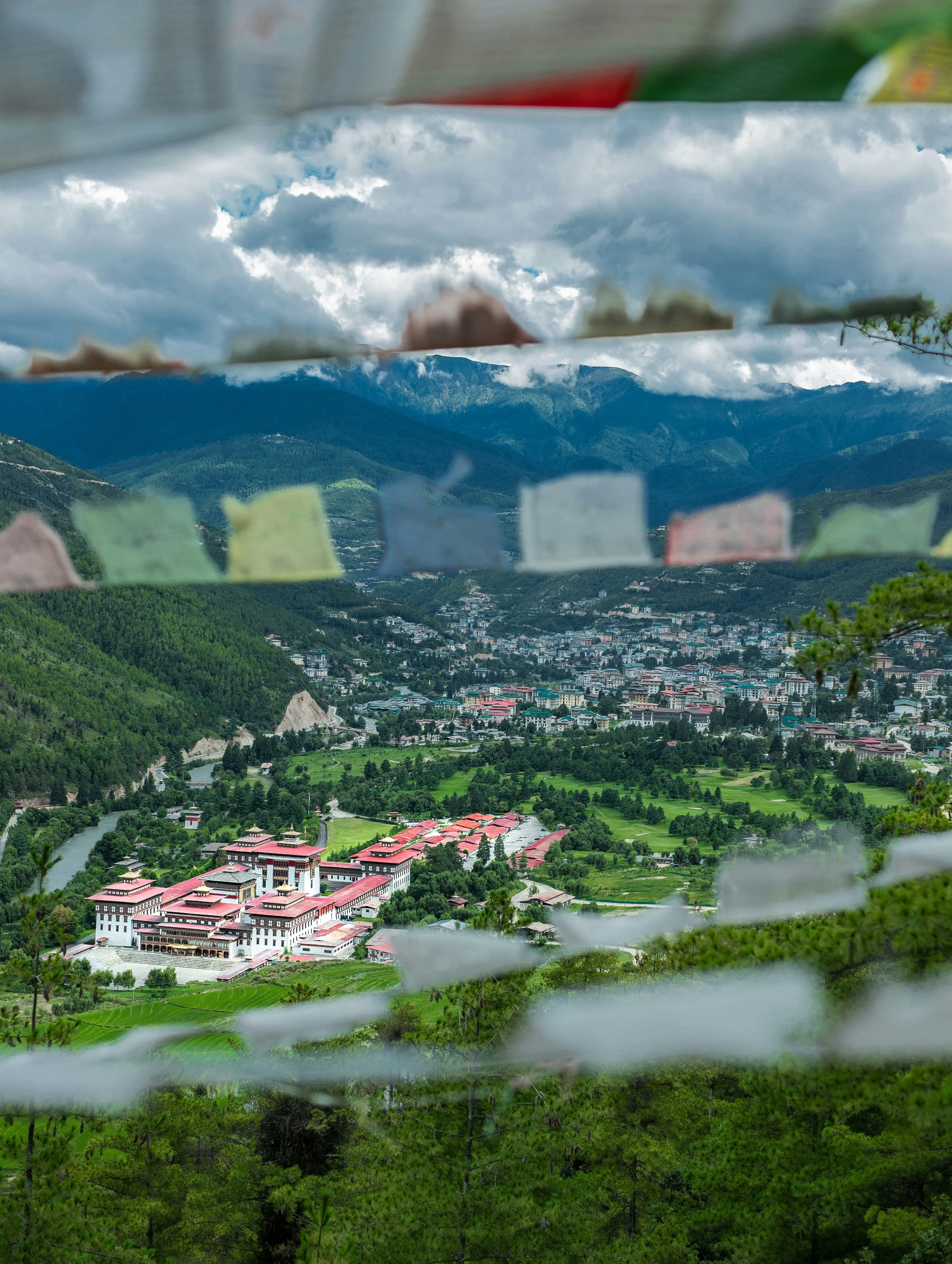 Thimphu city view